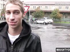 Czech Hunters find a nice warm place for lovin