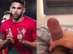 Portuguese PSG Striker Masturbating In His Hotel Room Leaks