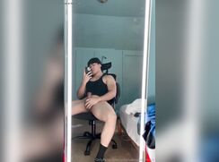 sexy asian hunk cums