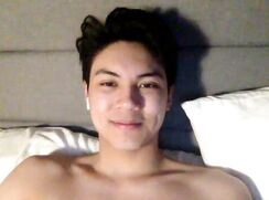 Cute Guy Busts a Nut While Enjoying an Anal Toy Then He Showers