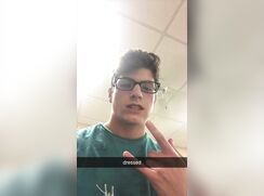 cute big cock nerdy snapchating bate