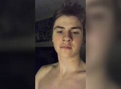 Toned muscle jock jerks off and cums