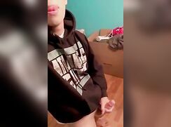 Smooth Latino Hoodie Cum