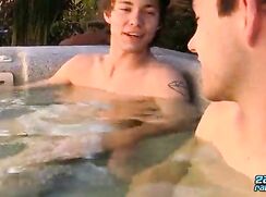 Blowing my hot-tub friend