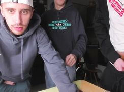 Friends showing off on webcam stright porn