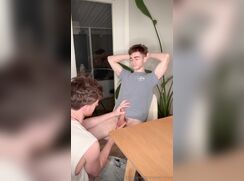 Stepbrother, he sucks it until it ejaculates