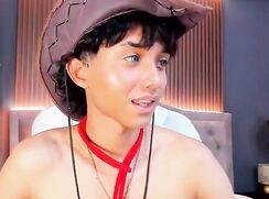 Cowboy live on webcam