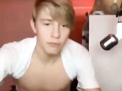 Blond on live chat cute twink porn