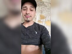 Gave himself a facial