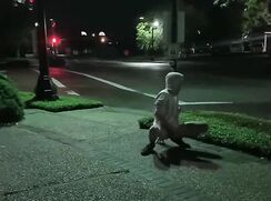 Risky outdoors at night - #TA