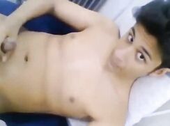 Twink jerks off and shoots 2 days worth of cum - #TA