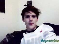 cute guy jerk on cam