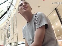 CH 212, Camera guy pays a young guy in light grey T and trackies to suck and be fucke