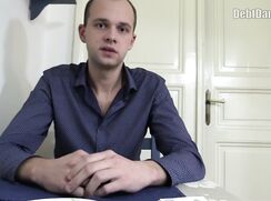 DD 219, Money guy pays off the debt of young guy in blue shirt with lighter blue star