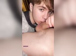 Little Twink Liam Gets His Pretty Face Covered With Cum