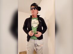 Student unloads his Huge Cock and Balls