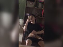 vietnamese hunk lubes up and explodes