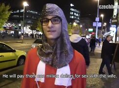 CH 220, Camera guy pays a young guy in Crusader Knight outfit to suck and be fucked