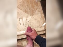 Pent up nut on a mirror