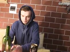 CH 236, Camera guy pays a young guy who skateboards in blue hoodie to suck and be fuc