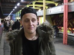 CH 237, Camera guy pays a young guy in dark green parka to suck and be fucked