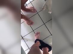 French buddies comparing cocks