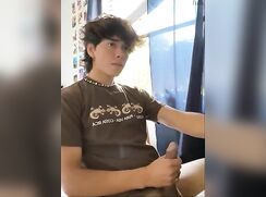 french-teen-jerks-off