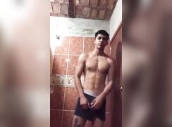 AHV - Latin guy jerking off
