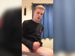 AHV - Cute britt blonde cumming at bedroom