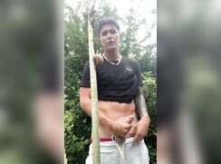 AHV - Waz suddenly gets horny during walk