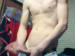 Twink Jacks Off In His Dorm Room Guys Gay Porn Tube