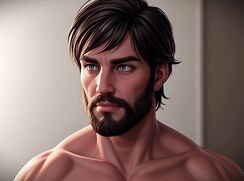 ♥ Diaporama de  mecs barbus en 3D ♥