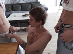 Friends for Tea - Sex at a Party  with Stepdad
