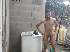 AHV-HD - Addicted Vergon guy addicted to jerk off masturbates in the backyard