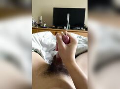 hairy wasian cum 1