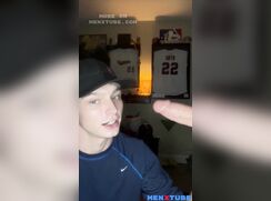 Baseball jock sucks and rides coach