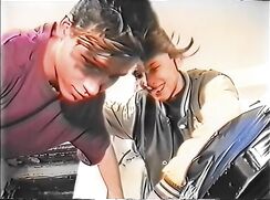 Motorbike Sex - Vintage gay teens restored