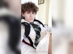 Elijah plays with his favourite toy