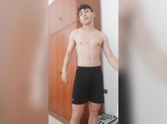 hot striptease of the Italian boy