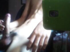 Jerk off in mirror