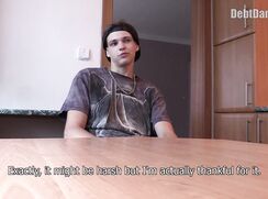 DD 262, Money guy pays off the debt of young guy in grey Rhino T if he sucks and is f