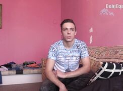 DD 268, Money guy pays off the debt of young guy in blue and white "Empori" T if he s