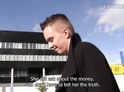 CH 273, Camera guy pays a young guy in black Puma T and a black hoodie to suck and be