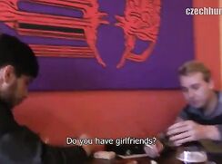 CH 274, Camera guy pays a couple of young guys in a bar to suck and be fucked