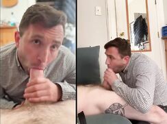 Neighbor Dad Sucks Dick on the DL