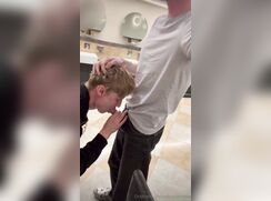 Christiancoxxx shakes a guy in the toilet
