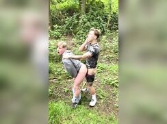 Bike Path Encounter