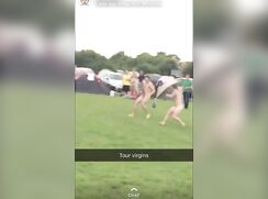 Rugby lads naked lap