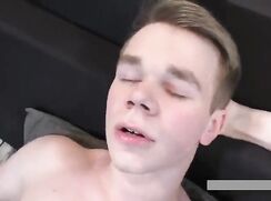 Cute twink caressed and wanked 2