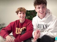 Two studs on live chat
